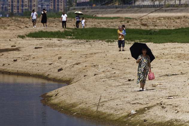 Sequía en China: Yangtsé, el tercer río más largo del mundo se está secando