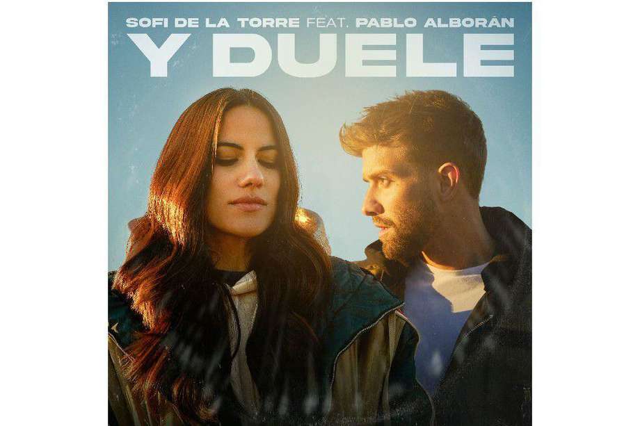 Sofi de la Torre y Pablo Alborán en la foto promocional de "Y Duele".