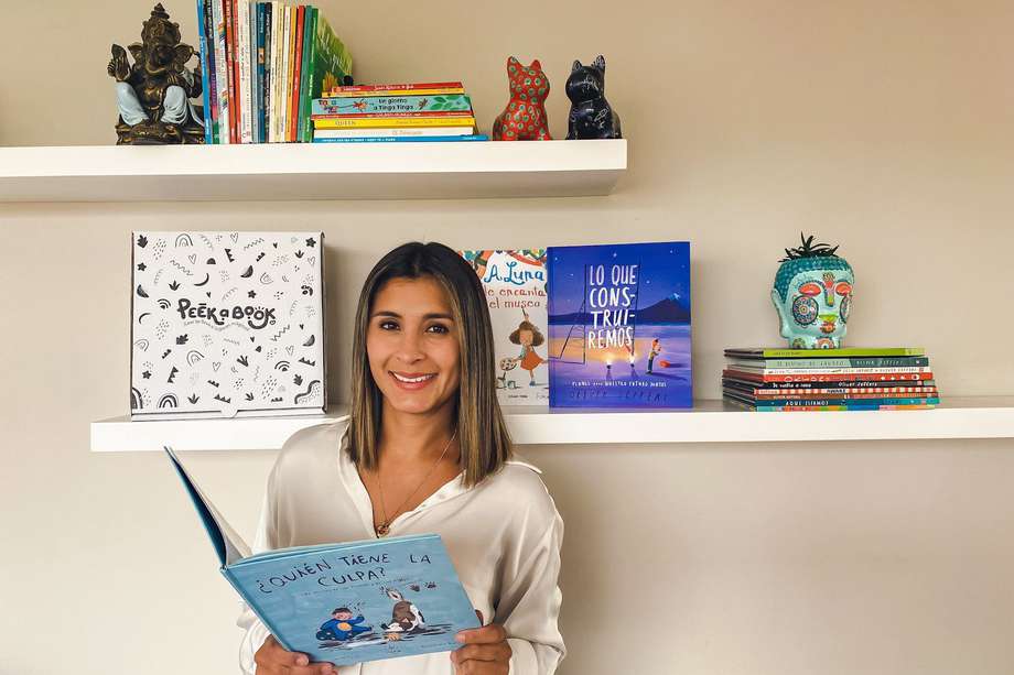 Diana Gómez, emprendedora que le dio vida a Peek - a- Book una buena iniciativa para promover la lectura en los más pequeños de la casa.