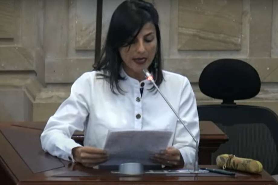 La ministra de Minas y Energía asistió este lunes a su primer debate de control político ante el Senado.