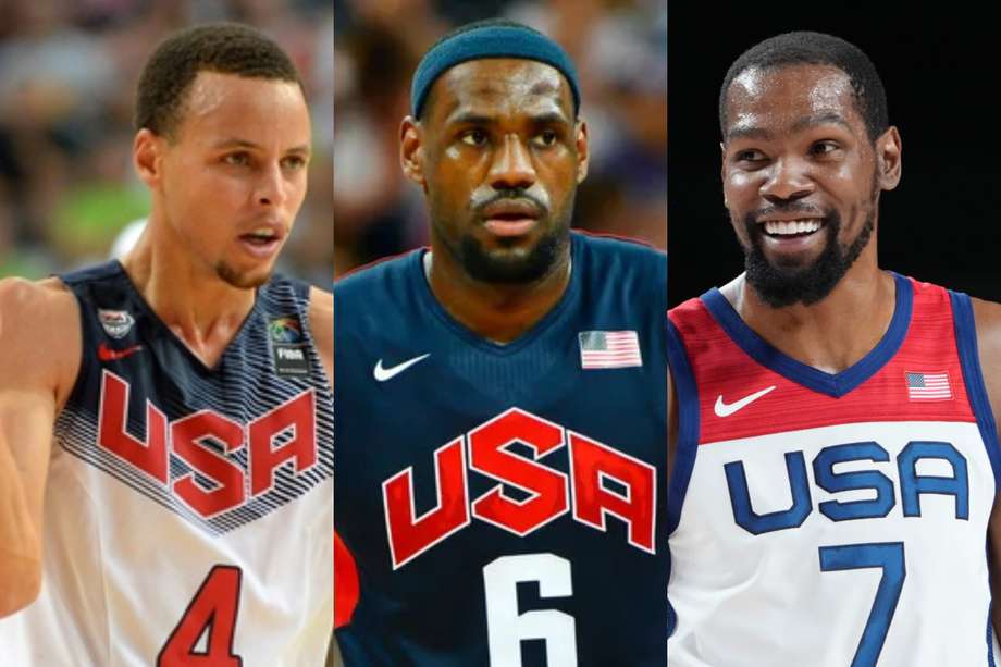 Curry, James y Durant liderarán el equipo de Estados Unidos en los Juegos Olímpicos.