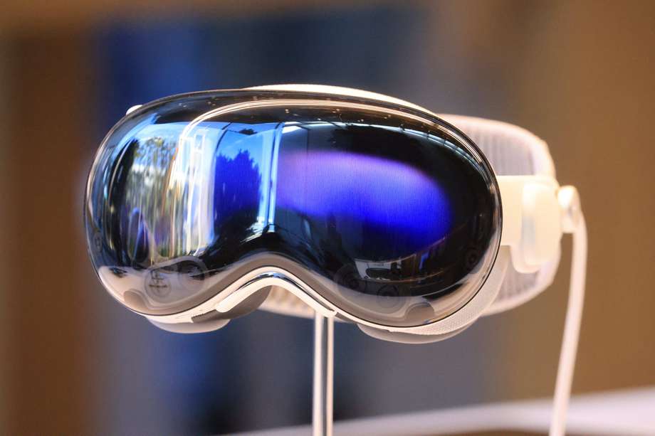 Estas son las gafas Vision Pro de Apple. / AFP