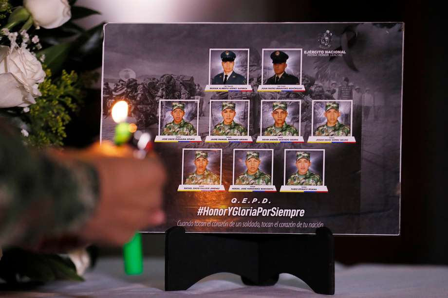 La lupa de la Procuraduría estará sobre el atentado a soldados en Catatumbo. EFE/ Carlos Ortega
