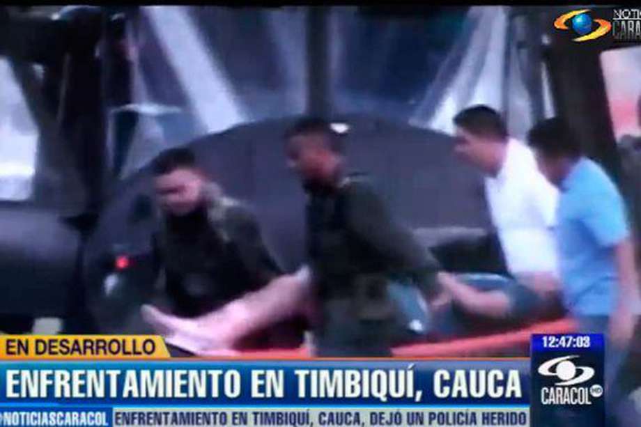 Policía herido tras enfrentamientos en Timbiquí, Cauca.