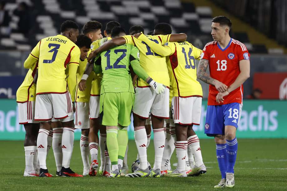 Colombia contra Chile, en Santiago. 