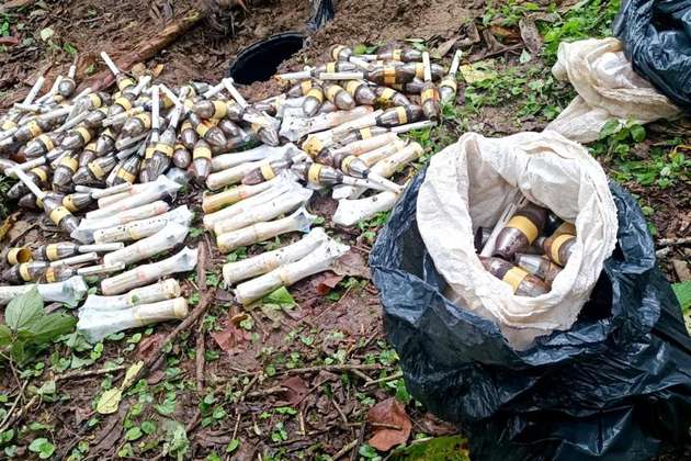 Decomisan 197 explosivos para ser lanzados desde drones por las disidencias de las FARC
