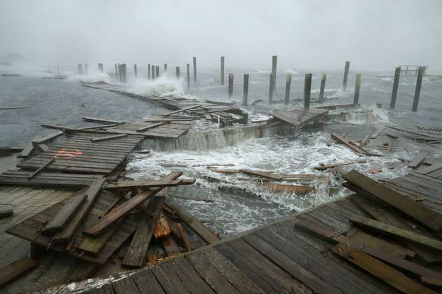 Siga el movimiento del huracán Florence: ya tocó tierra en Estados Unidos