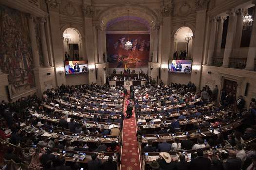 Instalación del nuevo período legislativo en el Congreso de la República, la cual contó con la presencia del presidente Gustavo Petro.