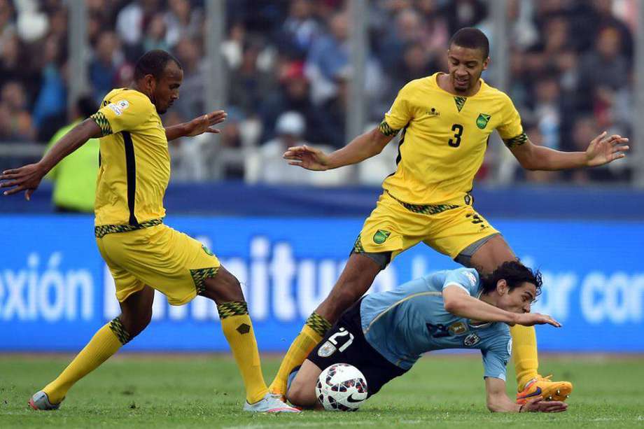 La Selección de Jamaica cayó en la tarde del sábado ante su similar de Paraguay. Foto: AFP