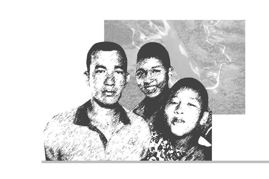 La familia Gasca Arroyo estaba compuesta por Hamilton Gasca, y sus hijos Kevin Gasca (14 años) y Rober Gasca (11 años). Y, quienes sobrevivieron,  María José Arroyo y Eliécer Gasca (7 años)./Archivo particular. 