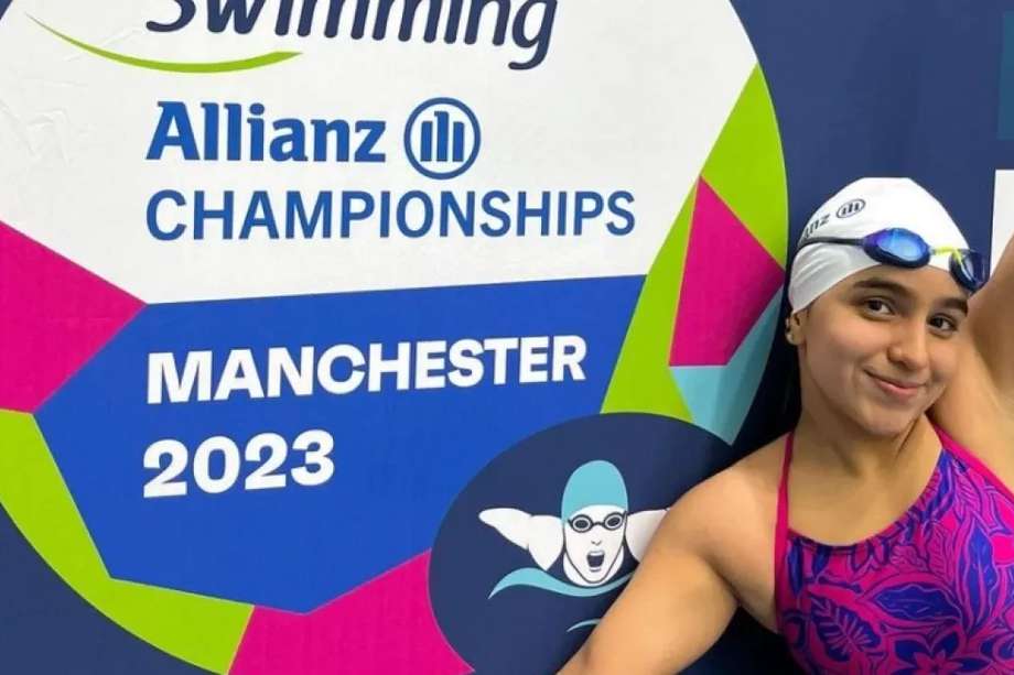 La nadadora de 16 años dejó en alto el nombre del país con su participación en el Campeonato Mundial de paranatación Manchester 2023.
