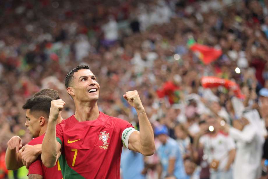 Cristiano Ronaldo celebra el triunfo de Portugal.