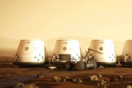 Modelo de las "habitaciones" donde vivirían los participantes de Mars One.  / Mars One