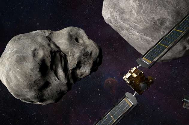 Así fue como Jamess Webb y Hubble capturaron el impacto de DART contra un asteroide