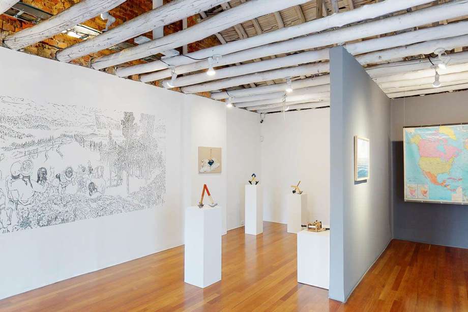 La exhibición de Luis Hernández Mellizo fue inaugurada el 25 de agosto en la galería Nueveochenta.