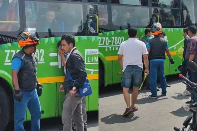 Hombres golpearon a conductor de SITP en Bogotá (video)