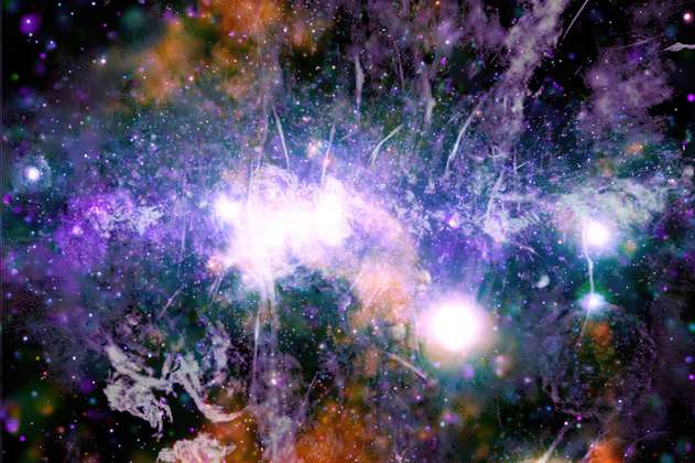 La nueva imagen de la NASA que revela el centro energético de la Vía Láctea