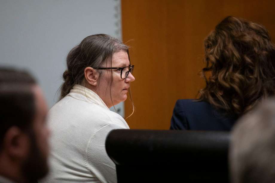 Jennifer Crumbley, madre de Ethan, durante el juicio..
