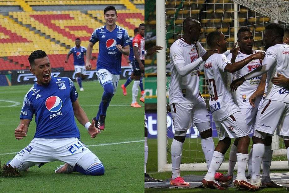 Millonarios y Tolima se enfrentarán en la final del Fútbol Profesional Colombiano.