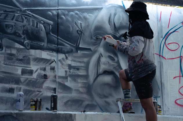 Blanqueamiento de grafitis en Medellín, eterna disputa por la tacita de plata