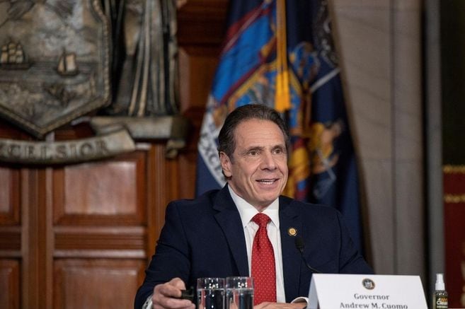 Cuomo, governor of New York, collects the death tolls by COVID-19