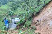 Lluvias provocaron derrumbes en la vía principal de Briceño, en Antioquia
