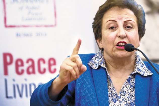 Hace mucho me amenazan, pero no les pongo atención: Shirin Ebadi, nobel iraní