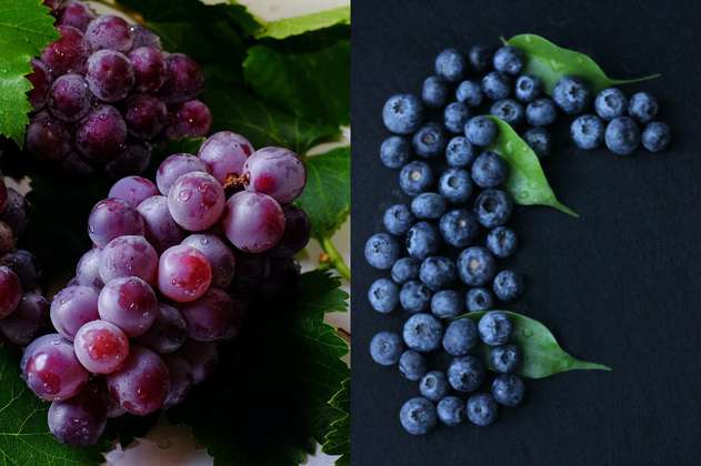 Uvas y arándanos: ¿Qué beneficios tiene consumir estos alimentos?