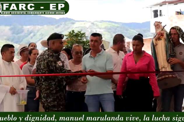 Polémica por presencia de disidencias en entrega de una obra en Policarpa, Nariño