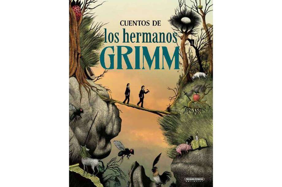La portada de Cuentos de lo Hermanos Grimm fue ilustrada por el diseñador gráfico bogotano Andrés Rodríguez Moreno.