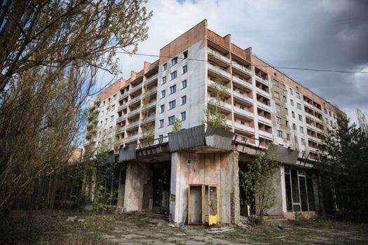 La pequeña ciudad de Pripyat, a pocos kilómetros de la central nuclear de Chernóbil y fue construida en la década de 1970 para albergar a los trabajadores de la planta y sus familias. / EFE