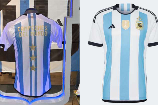 Agotada la camiseta de tres estrellas de la selección de Argentina