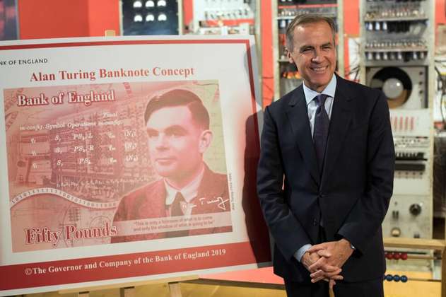 Alan Turing, quien descifró los códigos nazis, estará en el nuevo billete de 50 libras