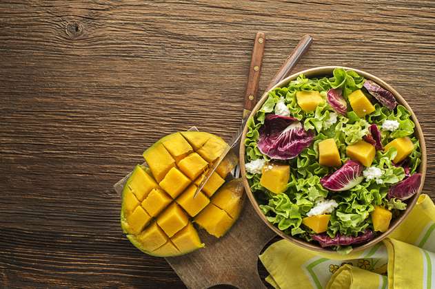 Viernes saludable: ensalada de mango y repollo para el almuerzo
