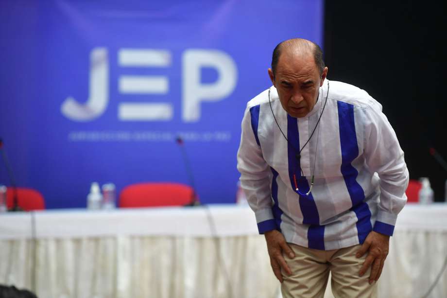 El general en retiro Paulino Coronado fue el último en intervenir en la primera audiencia de reconocimiento de responsabilidad por "falsos positivos" en la JEP.