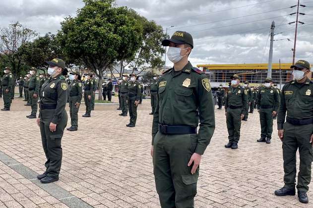 Bogotá recibió 214 policías para reforzar la seguridad en la ciudad