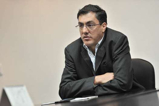 Juan Ricardo Ortega, director de la DIAN, lleva casi cuatro años al mando de la entidad.  / David Campuzano