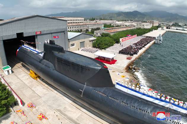 Corea del Norte anuncia su nuevo submarino nuclear táctico de ataque
