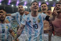 Lionel Messi, por fin campeón con Argentina
