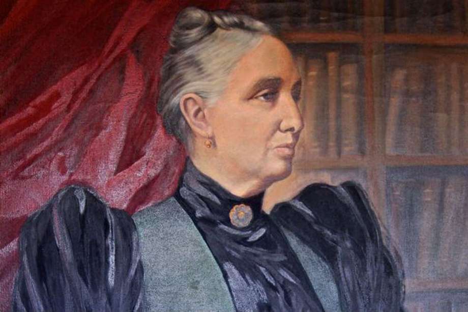 Soledad Acosta de Samper, óleo de  Rafael Picón Díaz.