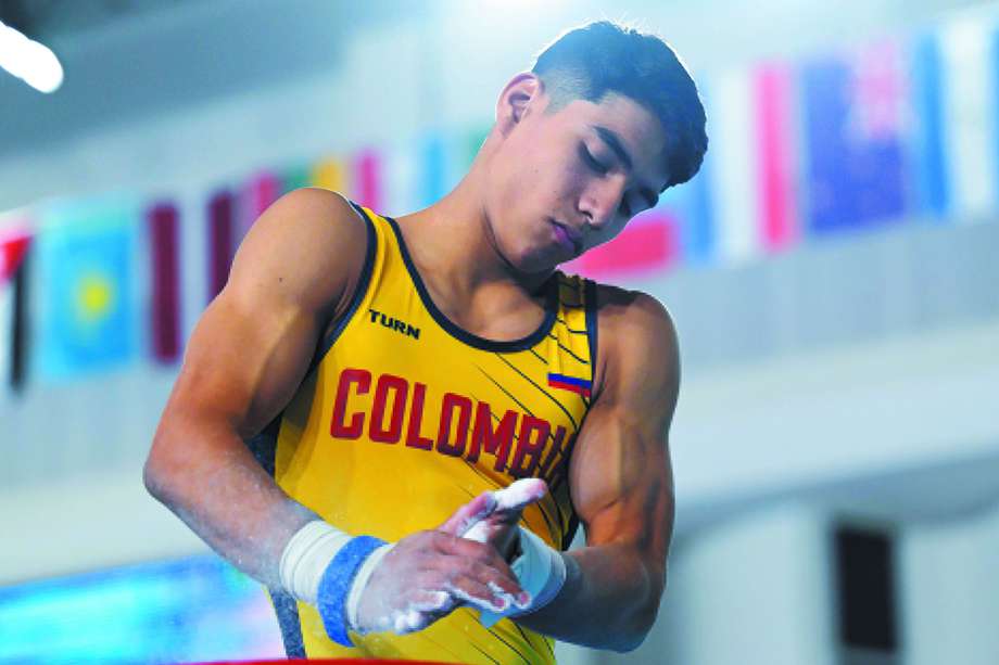 El colombiano Ángel Barajas ganó dos oros, una plata y un bronce, que lo convirtieron en la figura del Mundial Juvenil de Gimnasia.