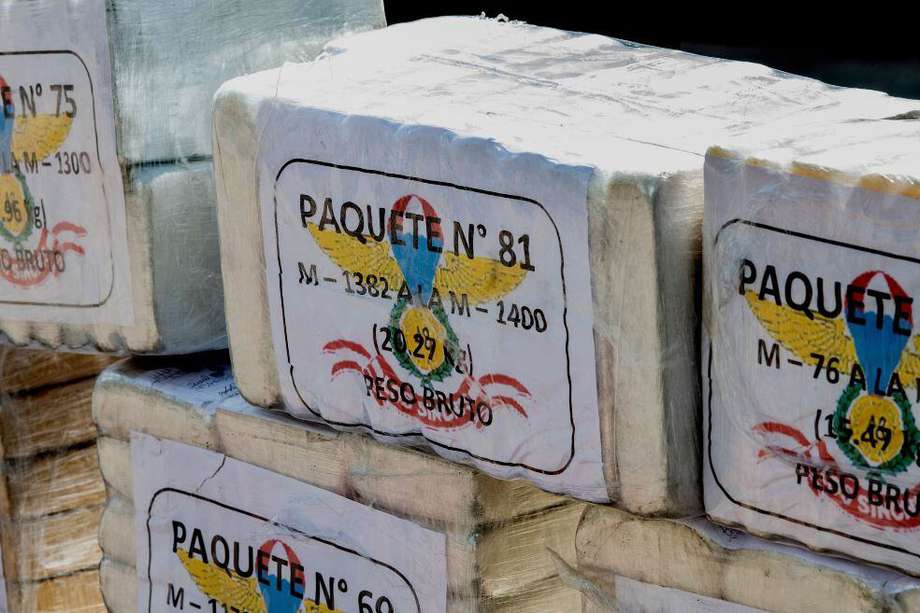 Un cargamento de cocaína incautado por la policía peruana esta semana en la región de Cuzco.