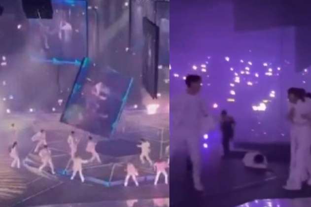 Pantalla gigante cae durante concierto de banda de k-pop ¿De quién se trata?