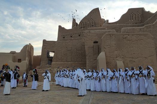 At Turaif, al noroeste de Riad, en el corazón de la península arábiga.