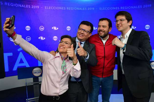 El último coqueteo que hicieron los candidatos a la Alcaldía de Bogotá a los indecisos