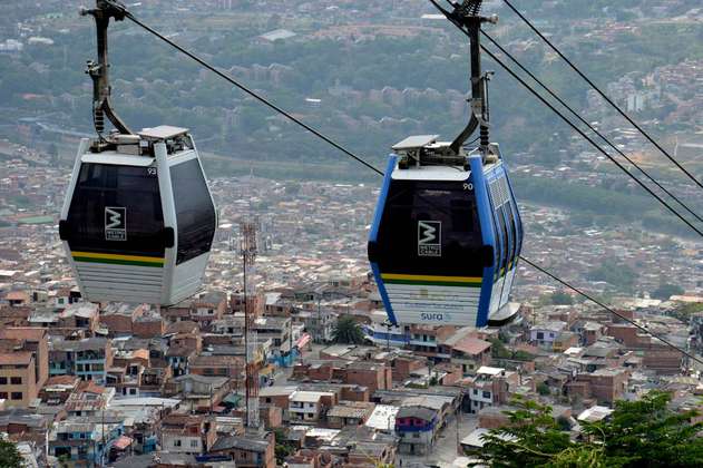 Cerrarán una línea del metrocable de Medellín durante cinco días