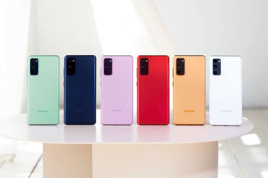 Samsung presentó el Galaxy S20 FE en seis colores. 