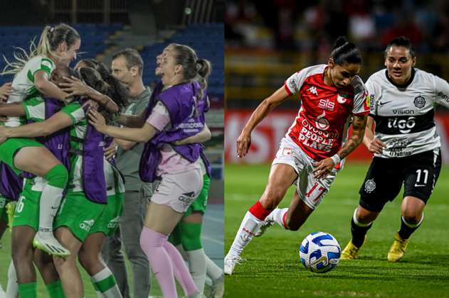 Libertadores Femenina: Nacional debutó con goleada y Santa Fe cayó en casa