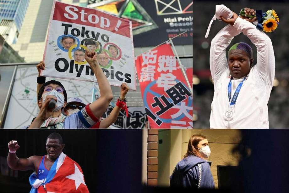 Las protestas en Tokio, Mijaín López (Cuba), Kristsina Tsimanuskaia (Bielorrusia) y Raven Saunders (Estados Unidos) algunos de los personajes principales de la política en los Juegos Olímpicos de Tokio 2020.