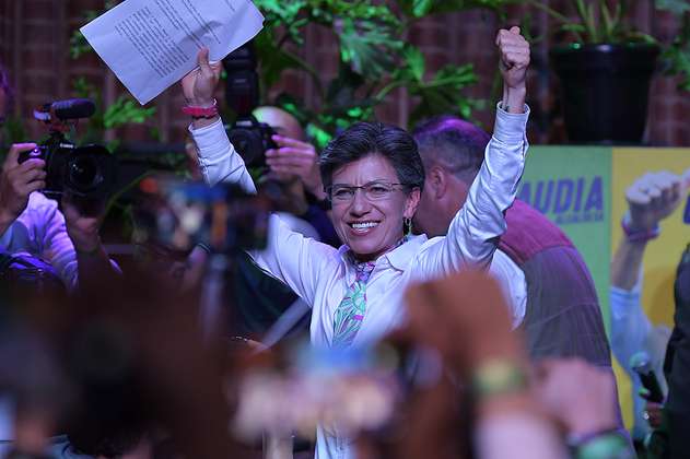 Claudia López, primera alcaldesa electa en la historia de Bogotá